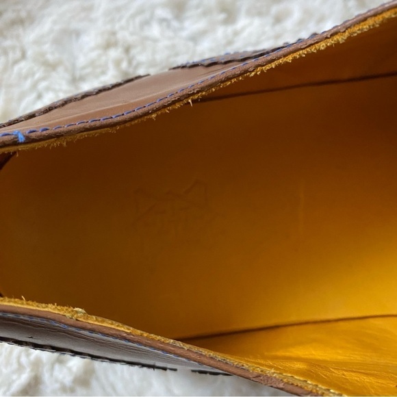 Undandy Men's Size 45 US 11 Brown Leather Oxford Sneakers - Picture 2 of 7